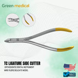 TC Ligature Side Cutter Orthodontic Dental Instrument Wire Pliers Delicate