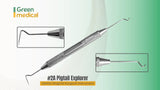 2A Pigtail Dental Explorer – Caries Detection & Restoration Examination Tool