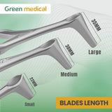 3 Pcs Vienna Nasal Speculum Set (Small, Medium, Large) ENT Surgical Instruments German Grade Stainless Steel