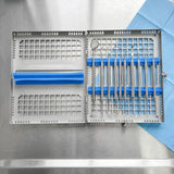 German Dental Autoclave Sterilization Cassette Rack Box for 10 Instruments