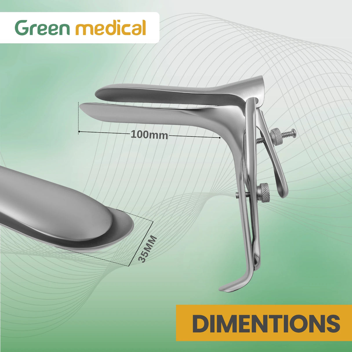 Graves Vaginal Speculum Medium OB/GYN Stainless Steel German Grade Surgical Instrument