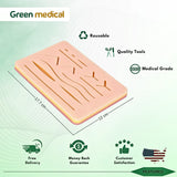 Premium Suture Practice Kit with Silicon pad for Medical Students Training