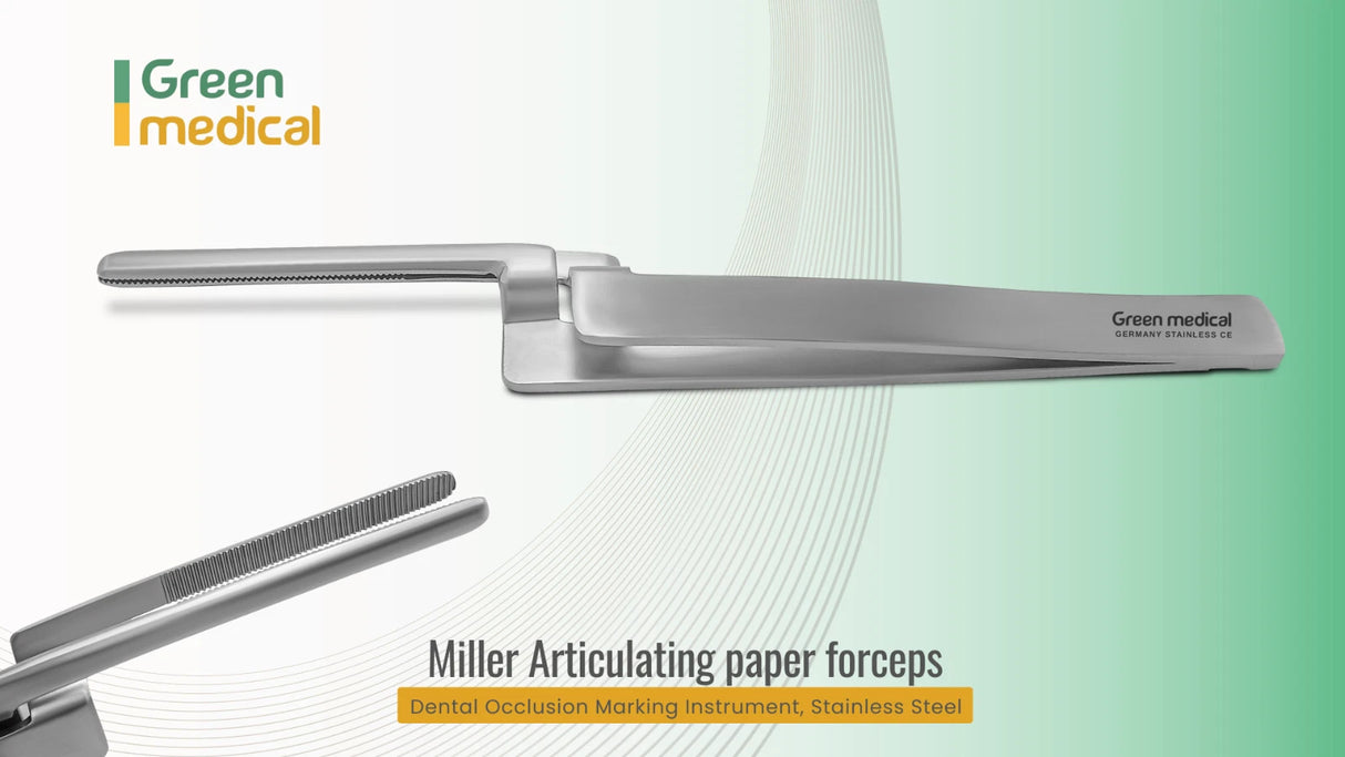 Miller Articulating Paper Forceps – Dental Occlusion Marking Instrument