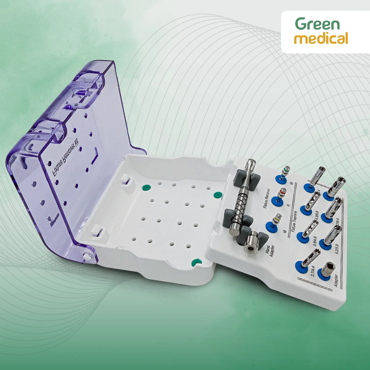 Dental Implant Fixture Removal Kit | Surgical Extraction Tool Set | Autoclavable