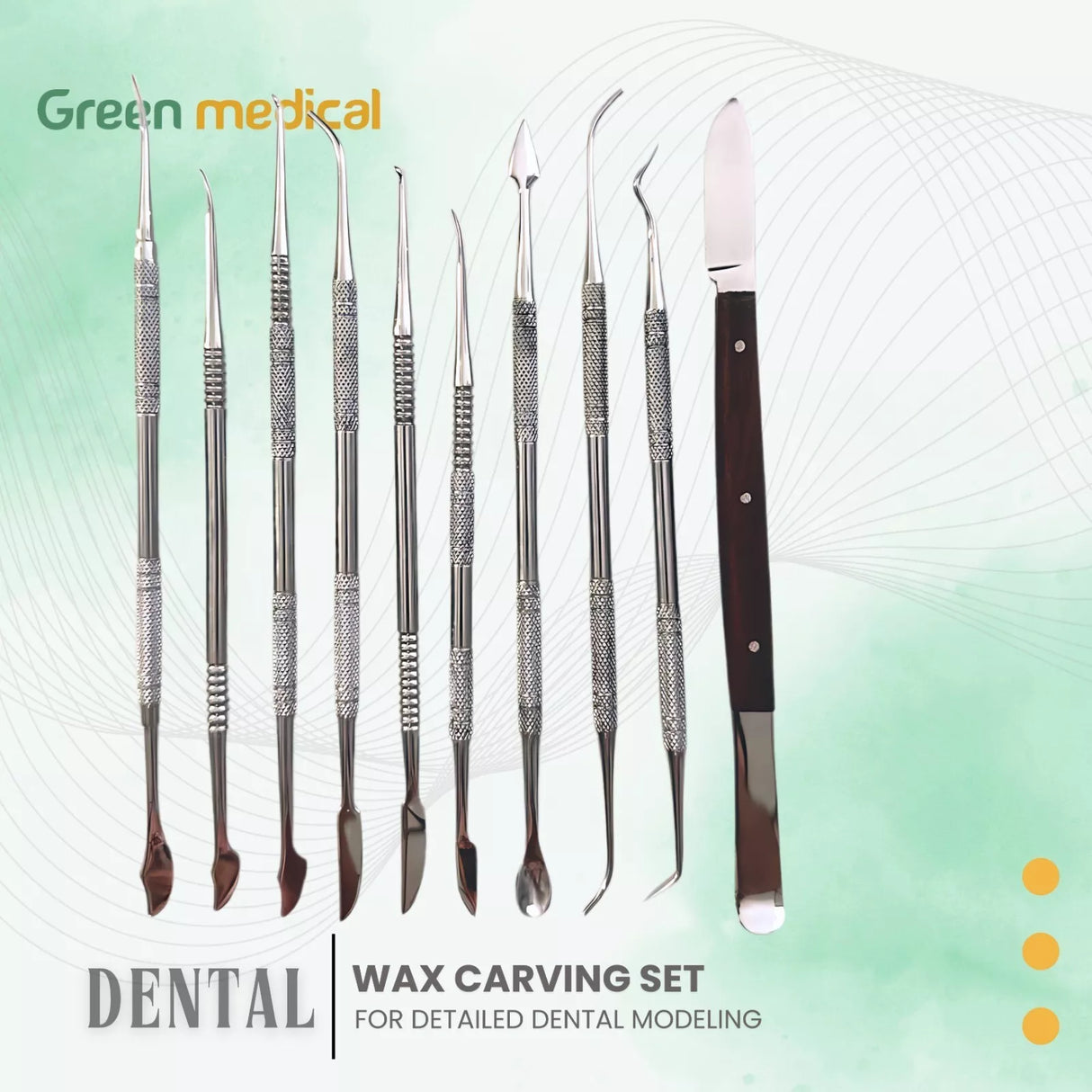 Wax Carving Set of 10 Carvers Tools Jewelry Model Making Candles Sculpting