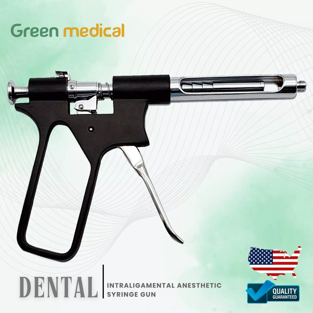 Dental Intraligamental Syringe Gun Style 1.8ml Anesthesia Dental Implant