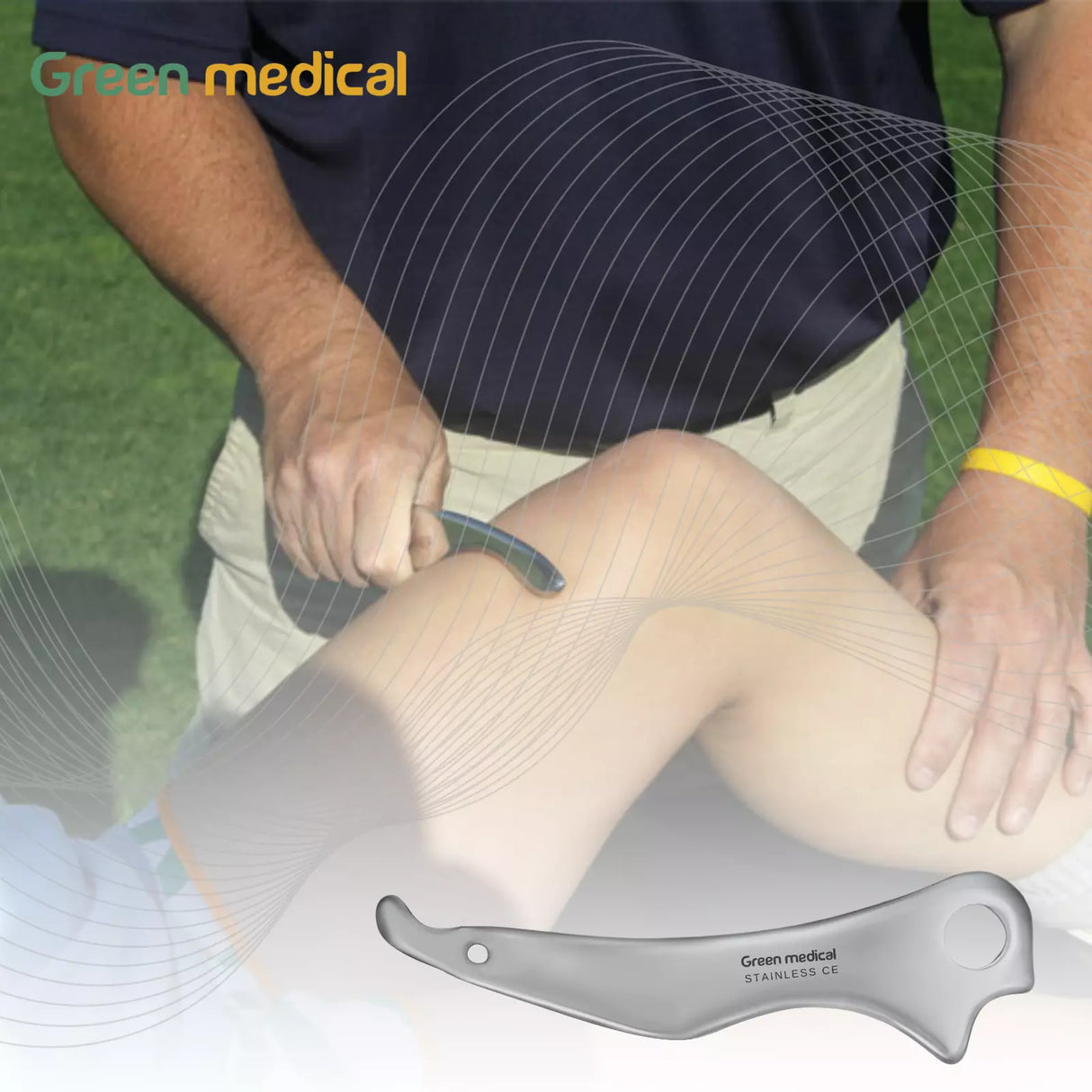 Scraping Sha-Bruises Medical Grade Stainless Steel Skin Scraper