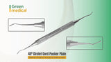 45 Degree Circlet Cord Packer Plain Dental Gingival Surgical Instrument