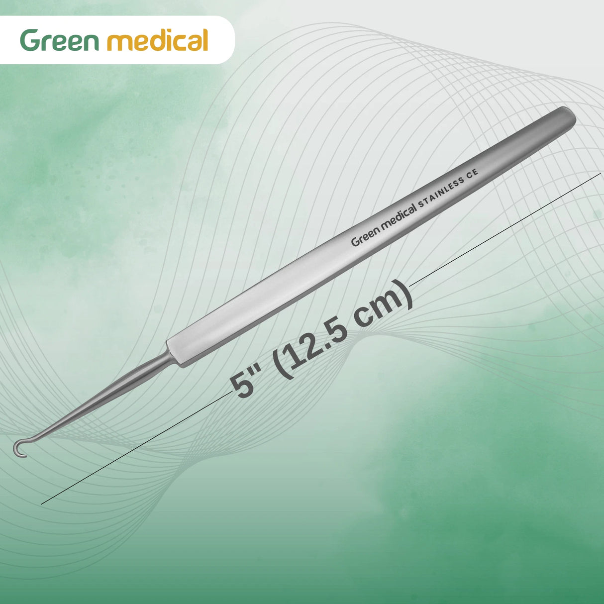 Tyrell Skin Hook – 5", Delicate with 1 Blunt Point | German Stainless Steel