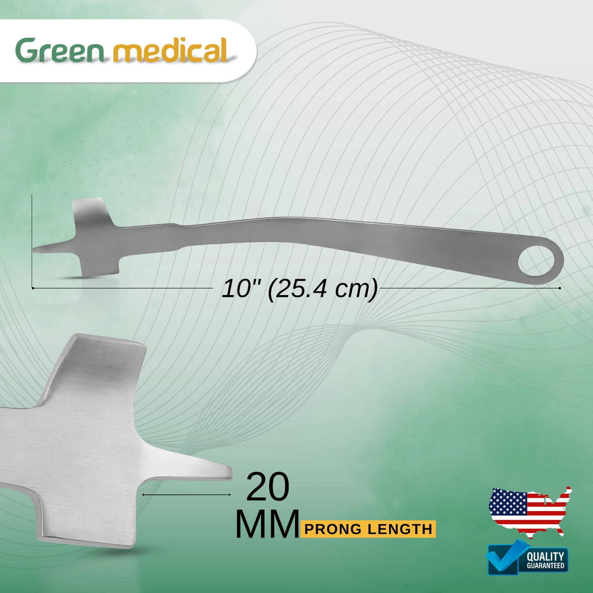 Right Modified TKA Retractor-Orthopedic Knee Surgery Instrument Stainless Steel
