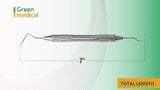 23 Explorer & UNC-12 Probe Double Ended Dental Diagnostic Instrument