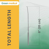 Dandy Nerve Hook 8" Left Angled – Premium German Stainless | Neurosurgical Instrument Tool