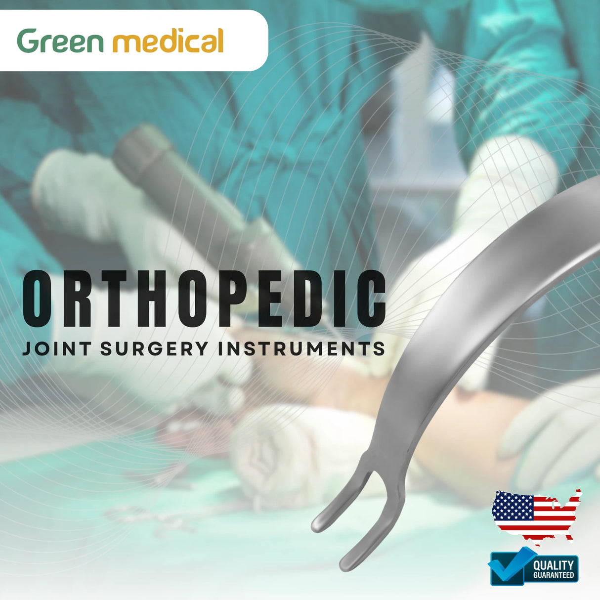 Collateral Ligament Retractor 5mm Prong & 11mm Gap PCL Orthopedic Instruments