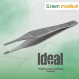 Adson Brown Tissue Forceps 4.75" ENT Surgical Instruments German Grade