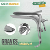 Graves Vaginal Speculum Medium OB/GYN Stainless Steel German Grade Surgical Instrument