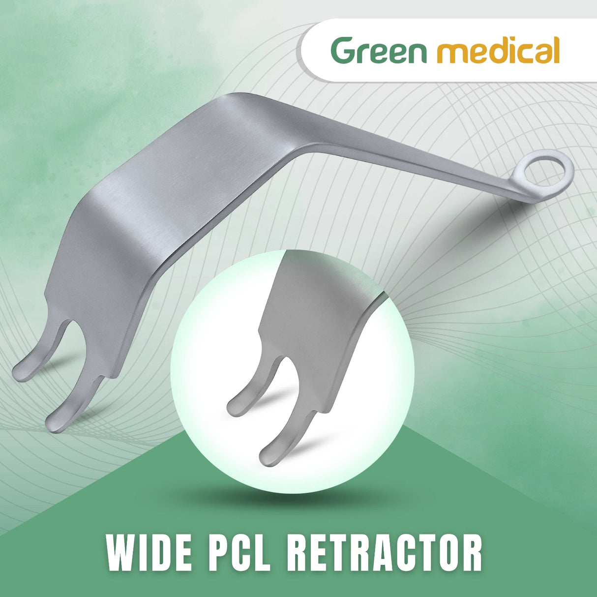 Wide PCL Retractor Orthopedic Knee Surgery Stainless Steel Instrument
