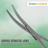 Crile Hemostat locking Forceps 5.50" Curved Stainless Steel Premium Grade