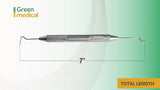 2A Pigtail Dental Explorer – Caries Detection & Restoration Examination Tool