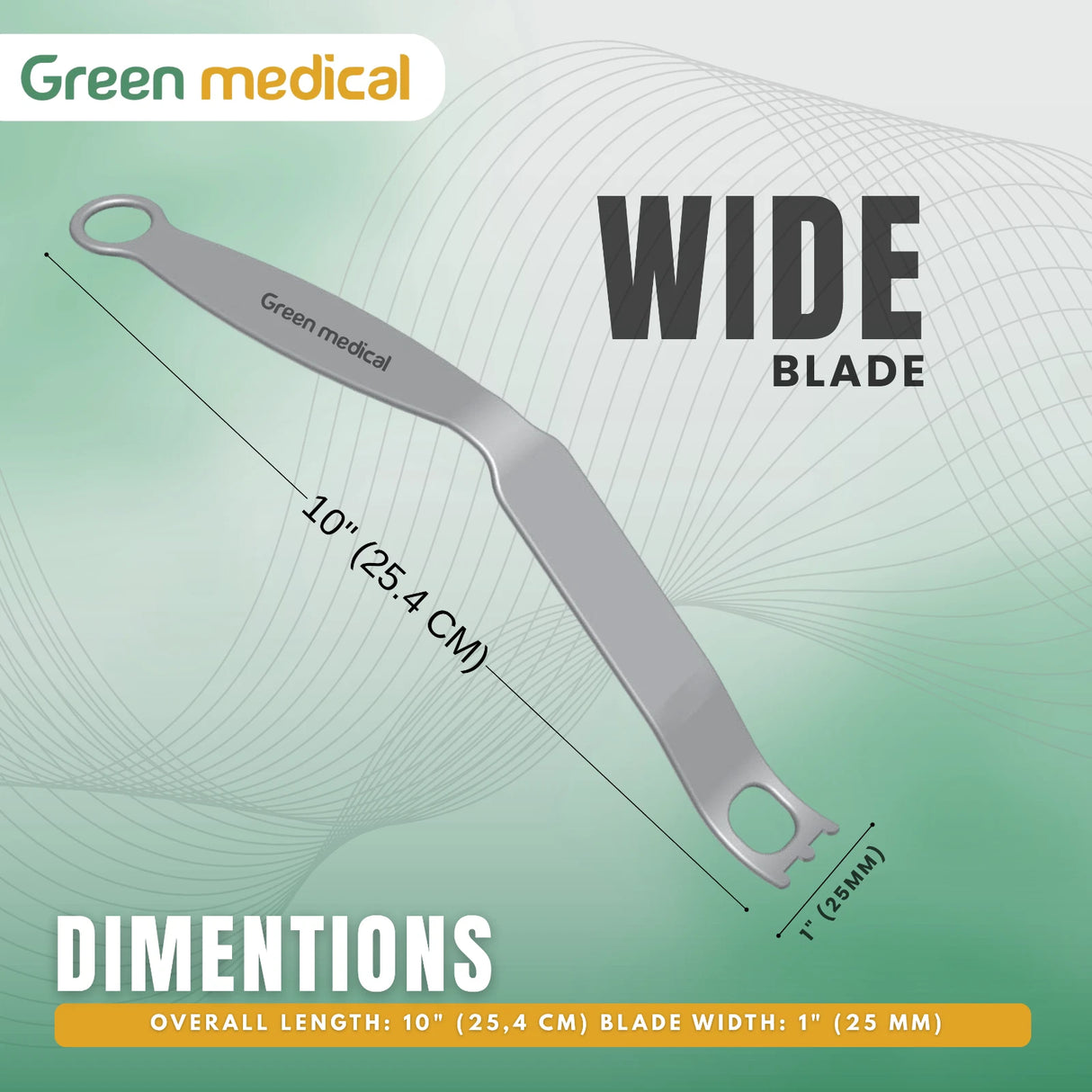 Angled Glenoid Retractor Forked Shoulder Arthroplasty Orthopedic Instrument