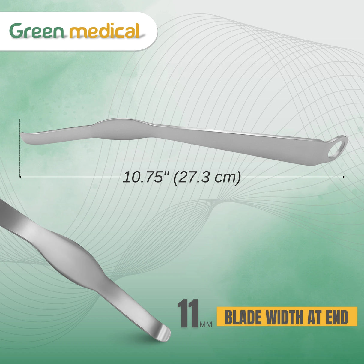 Modified Blunt Ortholucent Hohmann Retractor Surgical Ortho Instrument German Grade