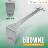 Browne Deltoid Retractor Deep Small – Orthopedic Surgical Shoulder Instrument