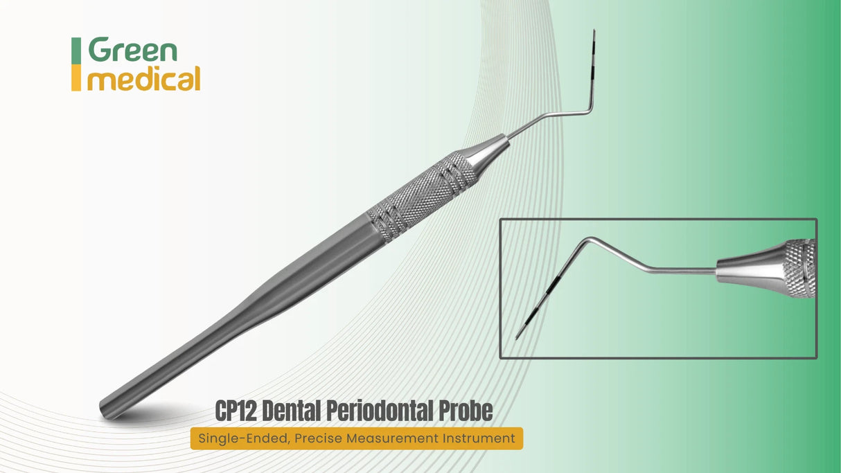 CP12 Dental Periodontal Probe – Double-Ended, Precise Measurement Instrument