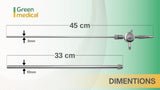 Laparoscopic Suction Irrigation 10-5mm x330mm Endoscopy Best Instruments