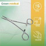 Brown Needle Holder 13cm Convex Jaws, Fine Serration StainlessSteel German Grade