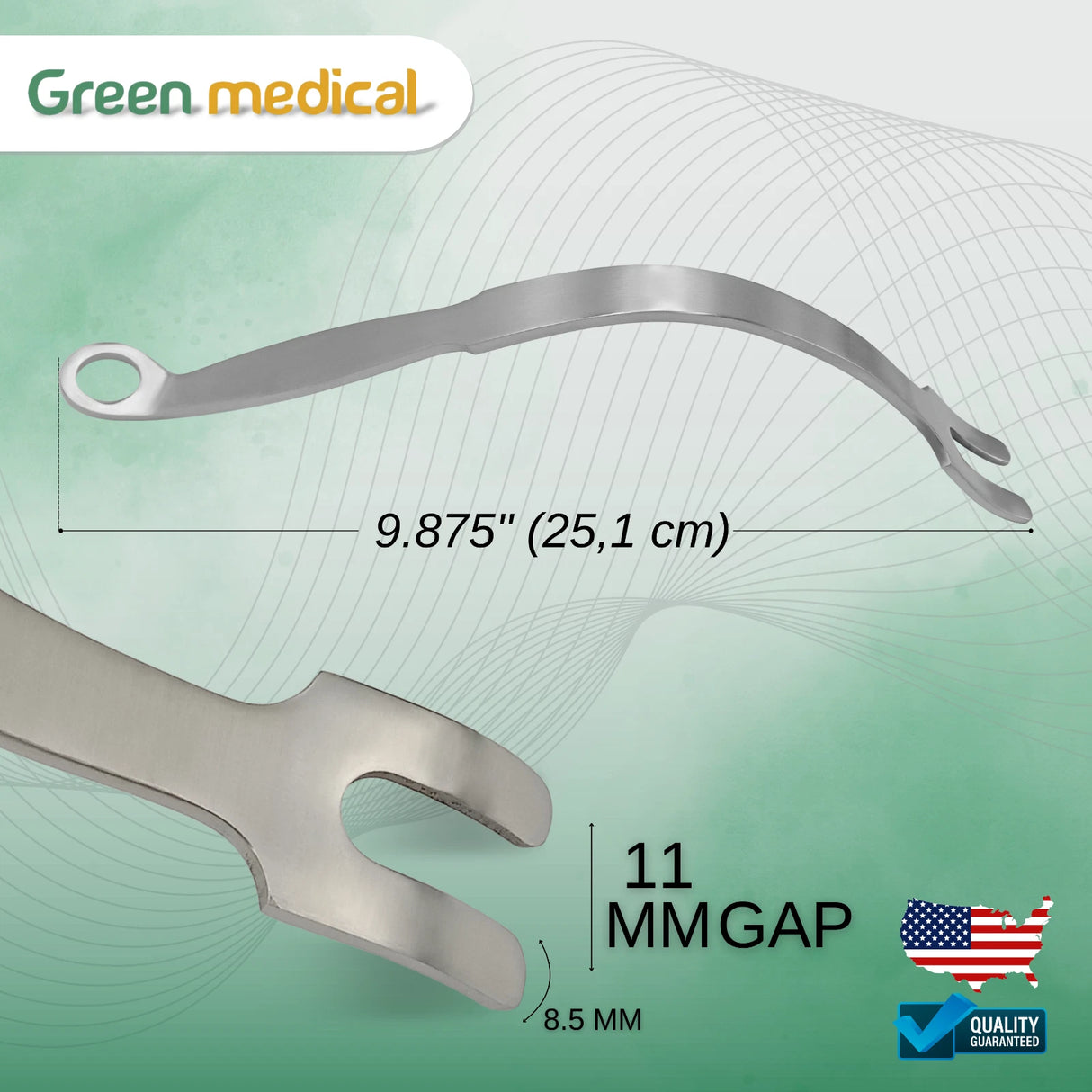 Wide Prong PCL Retractor Surgical Orthopedic Instrument German Grade