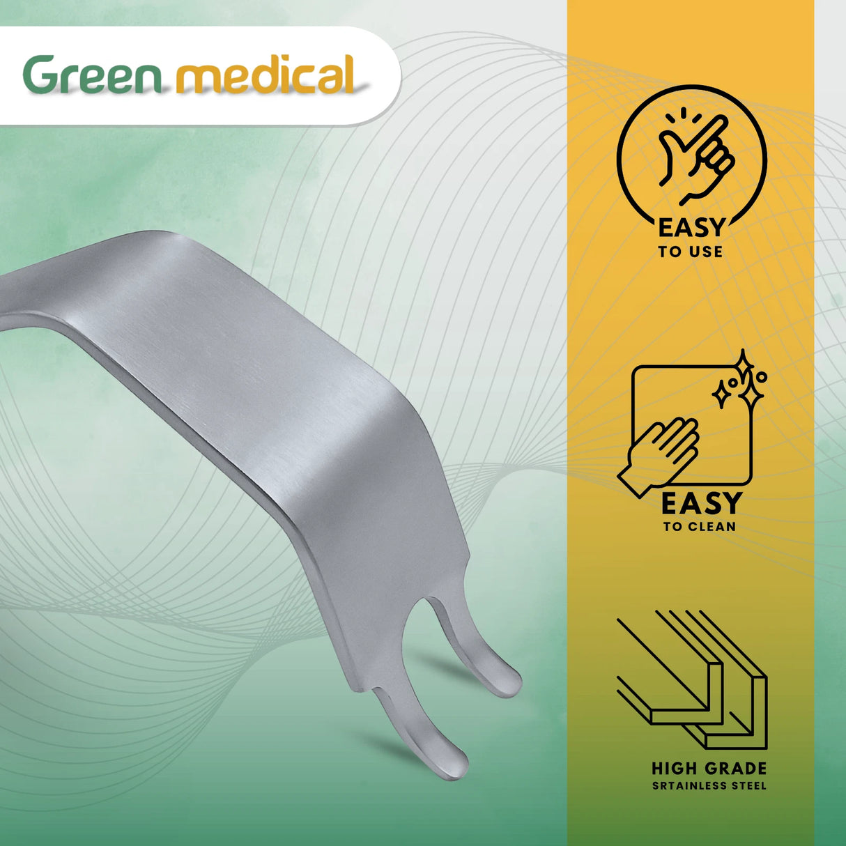 Wide PCL Retractor Orthopedic Knee Surgery Stainless Steel Instrument