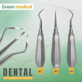 Dental Heidbrink Apex Root Tip Pick Elevators H1 H2 H3 Tooth Surgery Set