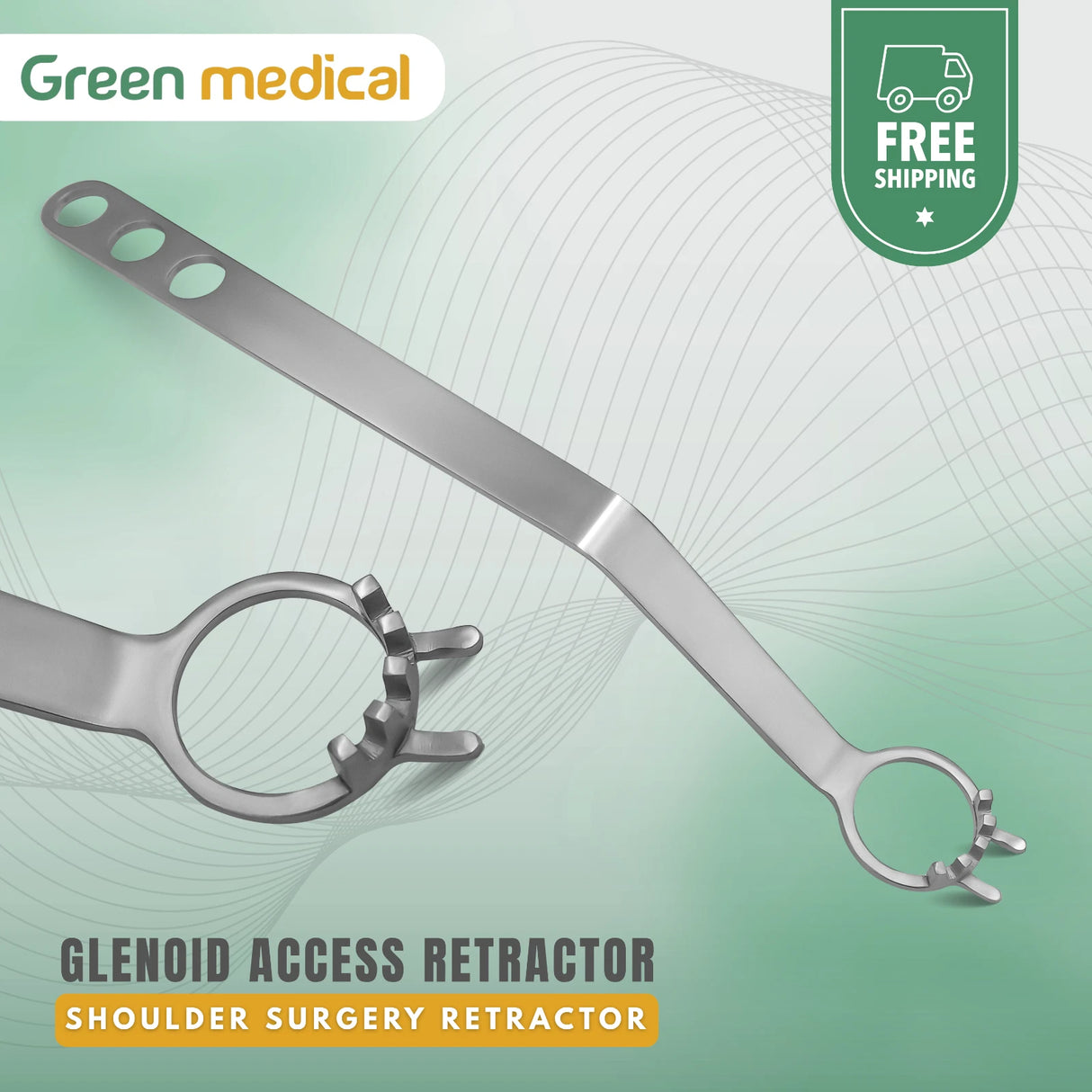 Glenoid Access Retractor Shoulder Surgery Orthopedic Instrument German Grade
