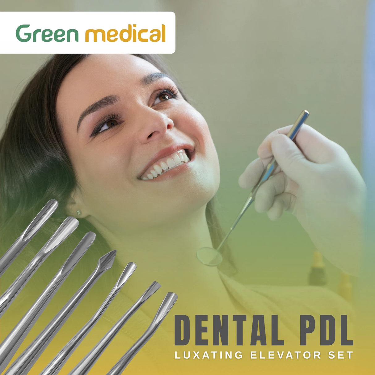 Dental Proximators PDL Luxating Elevator Set of 7 Stainless Steel German Grade