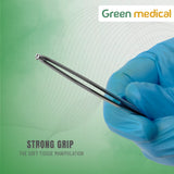 Angled Adson Tissue Forceps 4.75" | Surgical Dental Instrument German Grade