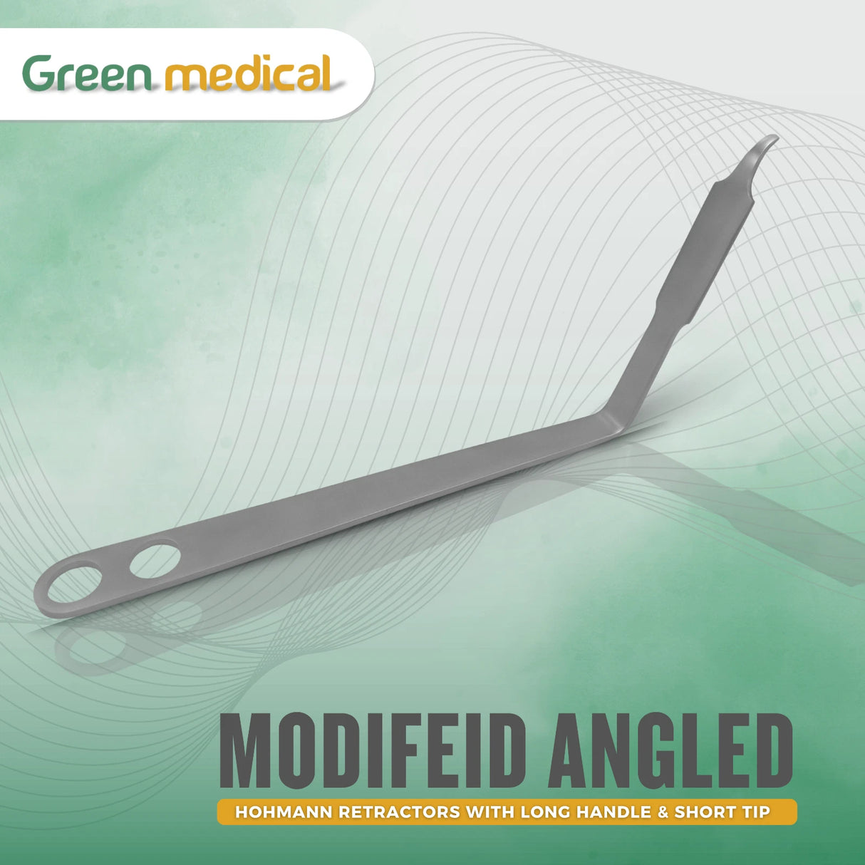 Modified Angled Hohmann Retractor-Orthopedic Surgery Instrument Stainless Steel