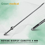 Novak Biopsy Curette 4mm – Gynecology Surgical Instrument | OB/GYN German Stainless Steel