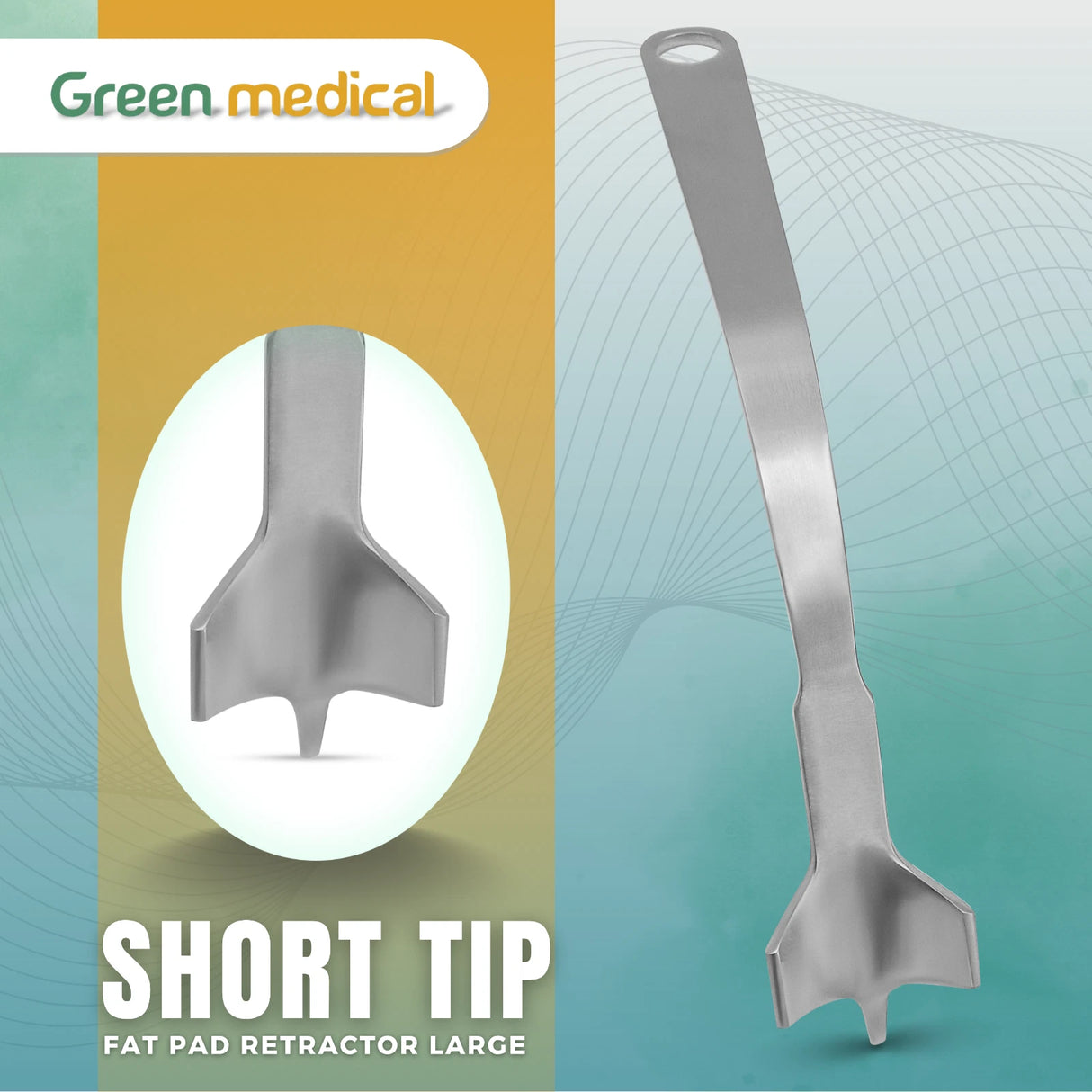 Short Tip Fat Pad Retractor Large – Ortho Surgical Instrument Stainless Steel