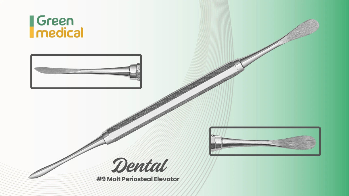 Dental #9 Molt Periosteal Elevator | Oral Surgery Implant Tool German Grade