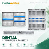 German Dental Autoclave Sterilization Cassette Rack Box for 10 Instruments