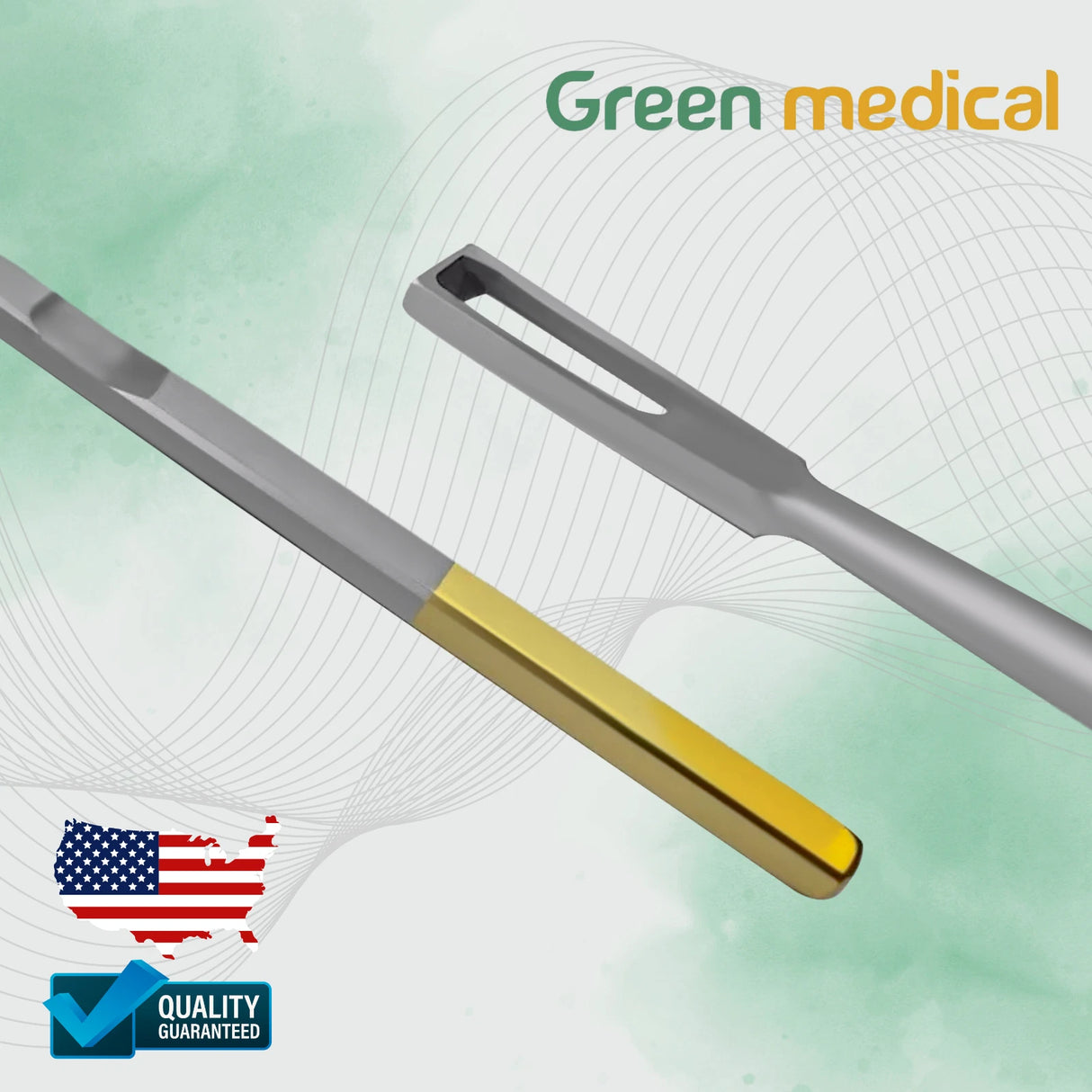 Kevorkian-Younge Endocervical Biopsy Curette – 12″ Length, 3 x 12 mm Tip, Without Basket – OB/GYN Surgical Instrument