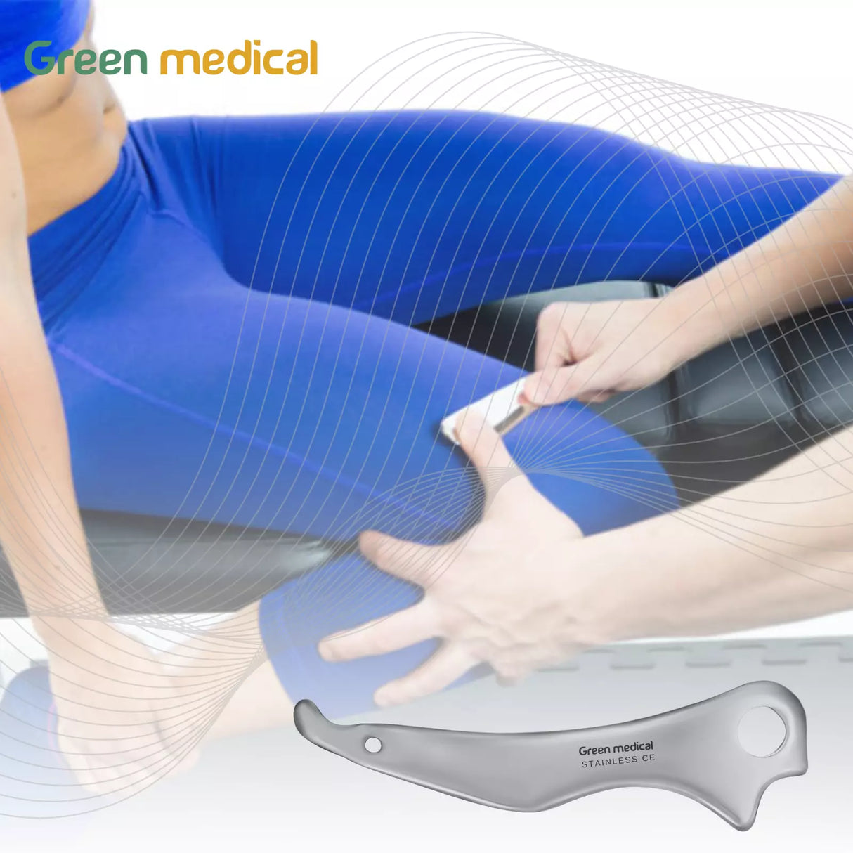 Scraping Sha-Bruises Medical Grade Stainless Steel Skin Scraper