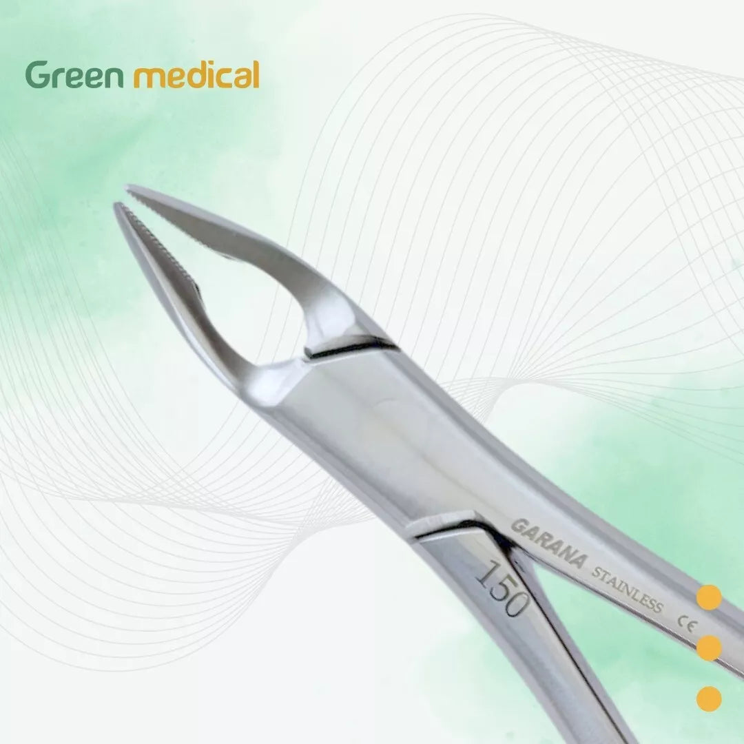 Dental Tooth Extracting Forceps# 150 With Serrated Jaws Premium Quality Instruments