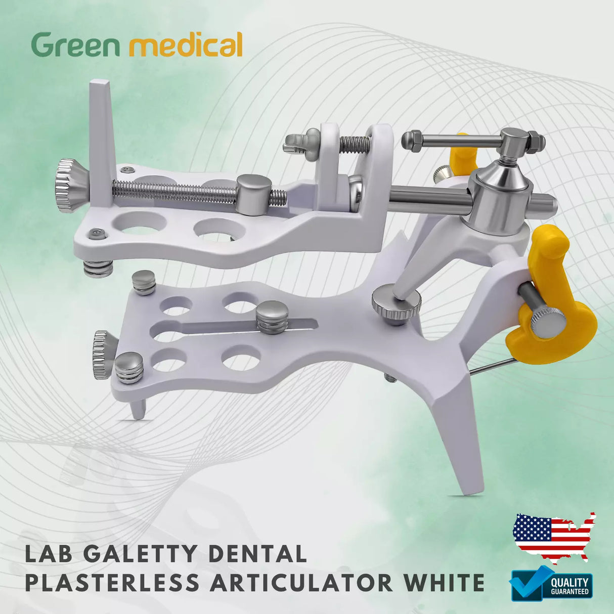Lab Galetti Dental Plasterless Articulator White By Green Medical