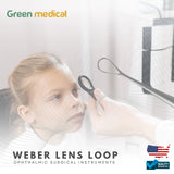 Reusable Weber Lens Loop Eye Instrument | Precision Surgical Ophthalmic Tool for Eye Procedures