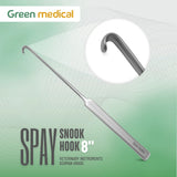 Spay Snook Hook Veterinary Surgical Instruments Stainless German Grade